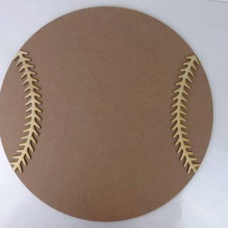 Wooden Baseball Cutout