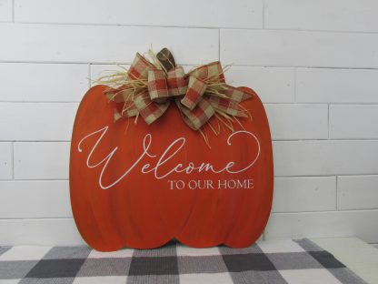 Wooden Square Pumpkin Cutout - Image 3