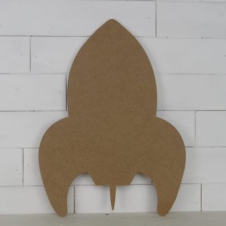 Wooden Rocket Ship Cutout