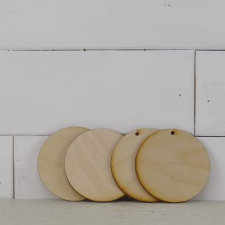 Wood 4" Circles
