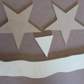 Wood Scarecrow Fence Board kit