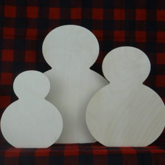 Wooden Snowman Cutouts