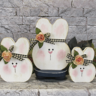 Wooden Bunny Head