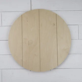 Round Birch Faux Pallet Sign Blanks