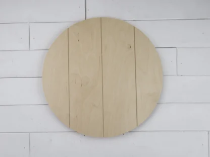 Round Birch Faux Pallet Sign Blanks
