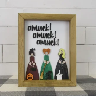 Three Witches Wood Sign Kit
