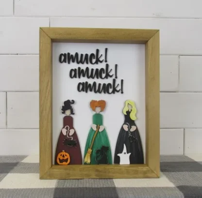 Three Witches Wood Sign Kit