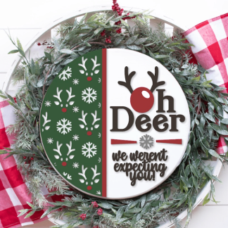 Oh Deer Overlay w Circle