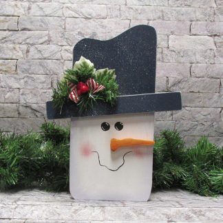 Standing Snowman Face