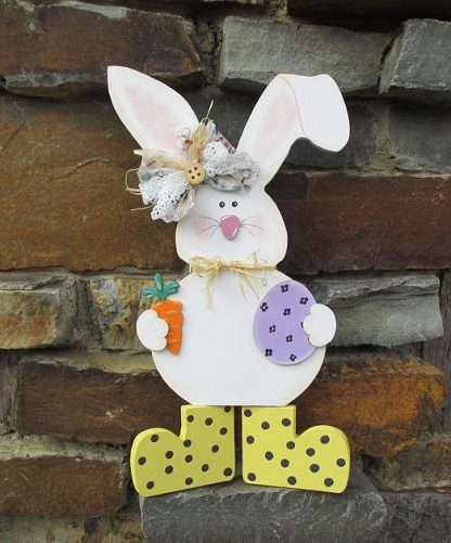 Standing Flop Ear Bunny Wood Craft Kit
