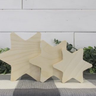 Wood Star Cookie Cutout