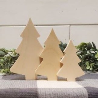 Wooden Christmas Tree Cookie